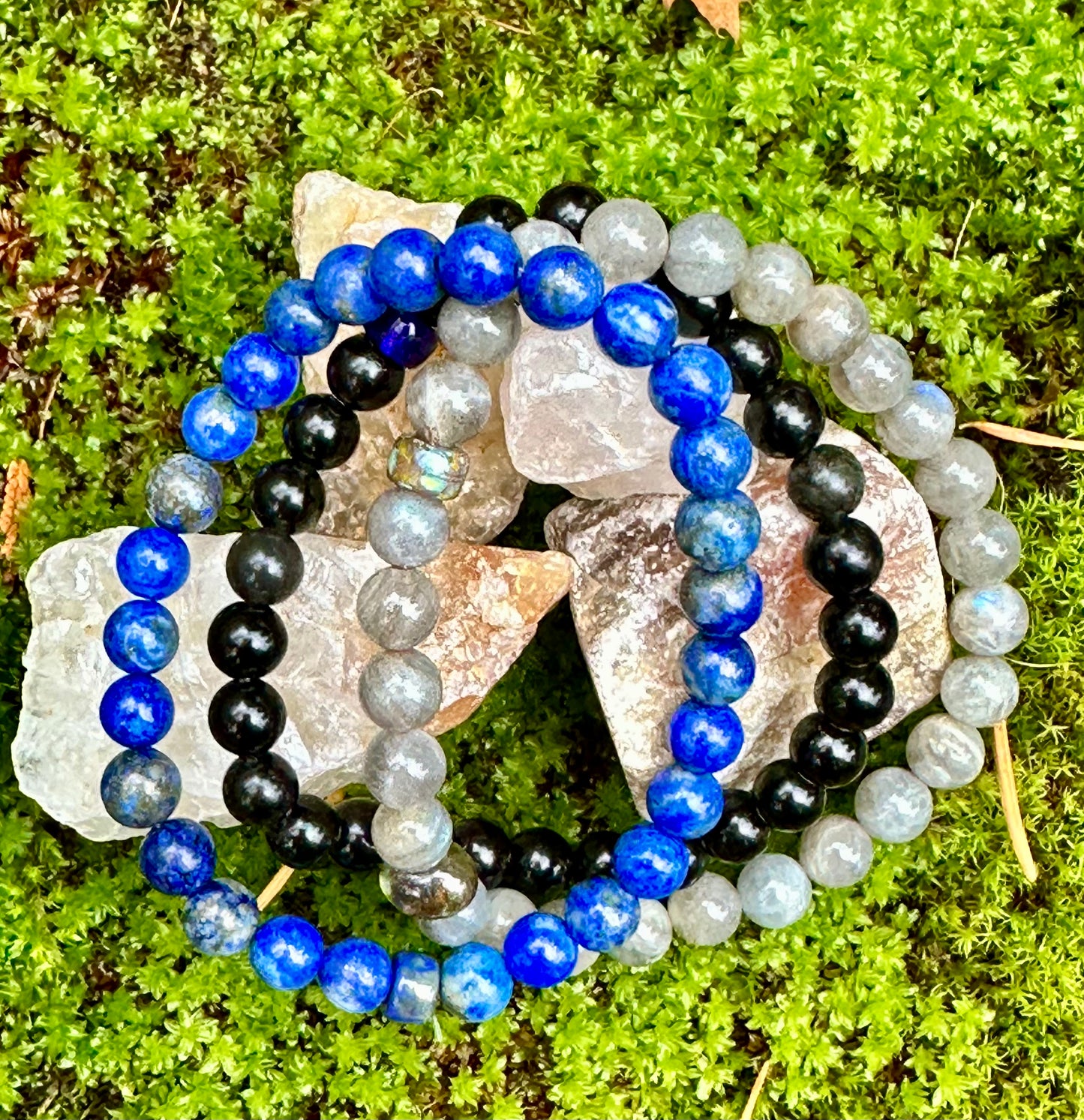 Special Order Trio: Lapis Lazuli, Obsidian, Labradorite